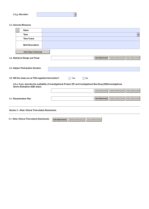 PHS Human Subjects and Clinical Trial Information Form