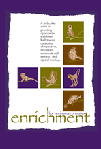 Image of cover of Enrichment for nonhuman primates